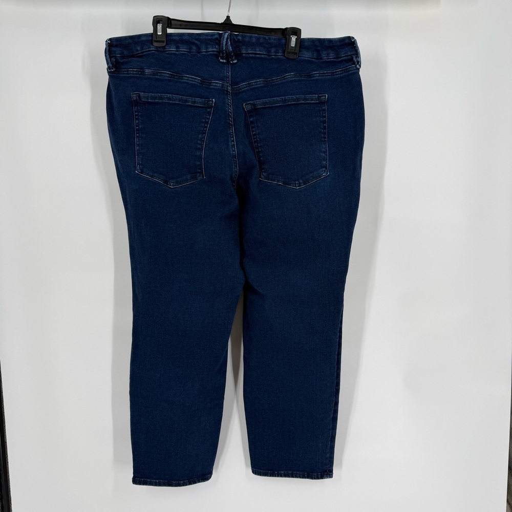Good American High Rise Skinny Jeans Stretch Denim Cropped Ankle‎ Womens 20-26 - Picture 4 of 9